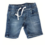Breakers Blue Denim Drawstring Shorts - 18-24 Months | 2