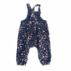 Anko Navy Floral Overall Romper - 0-3 Months | 000
