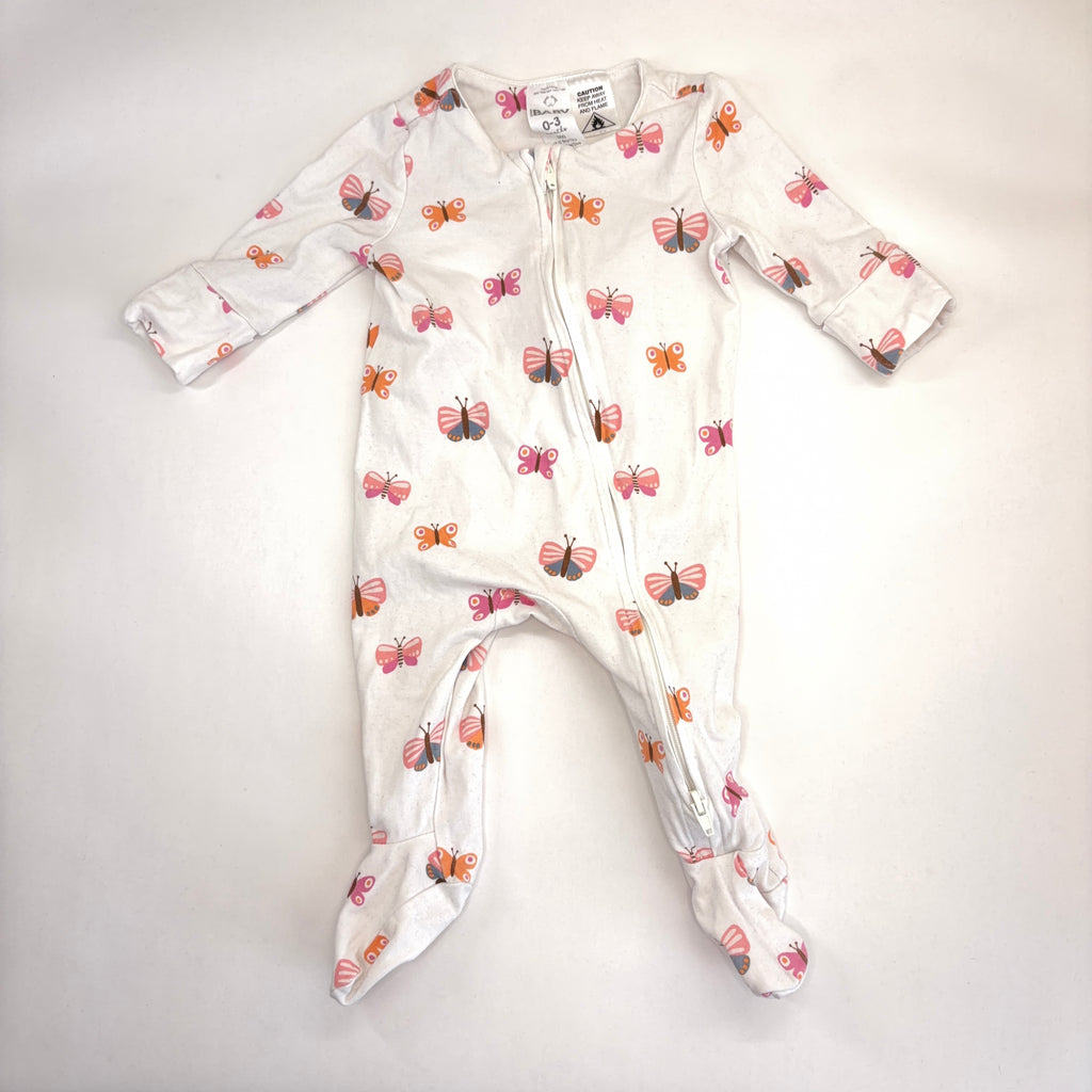 Cotton On Butterfly Zip Growsuit - 0-3 Months | 000