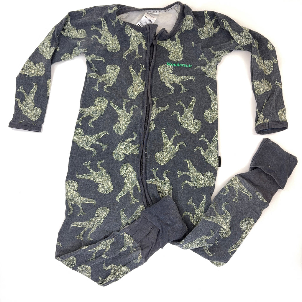 Bonds Charcoal Dinosaur Wondersuit - 18-24 Months | 2