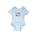 Huggies Blue Ribbed Bear Hugs Bodysuit - 0-3 Months | 000
