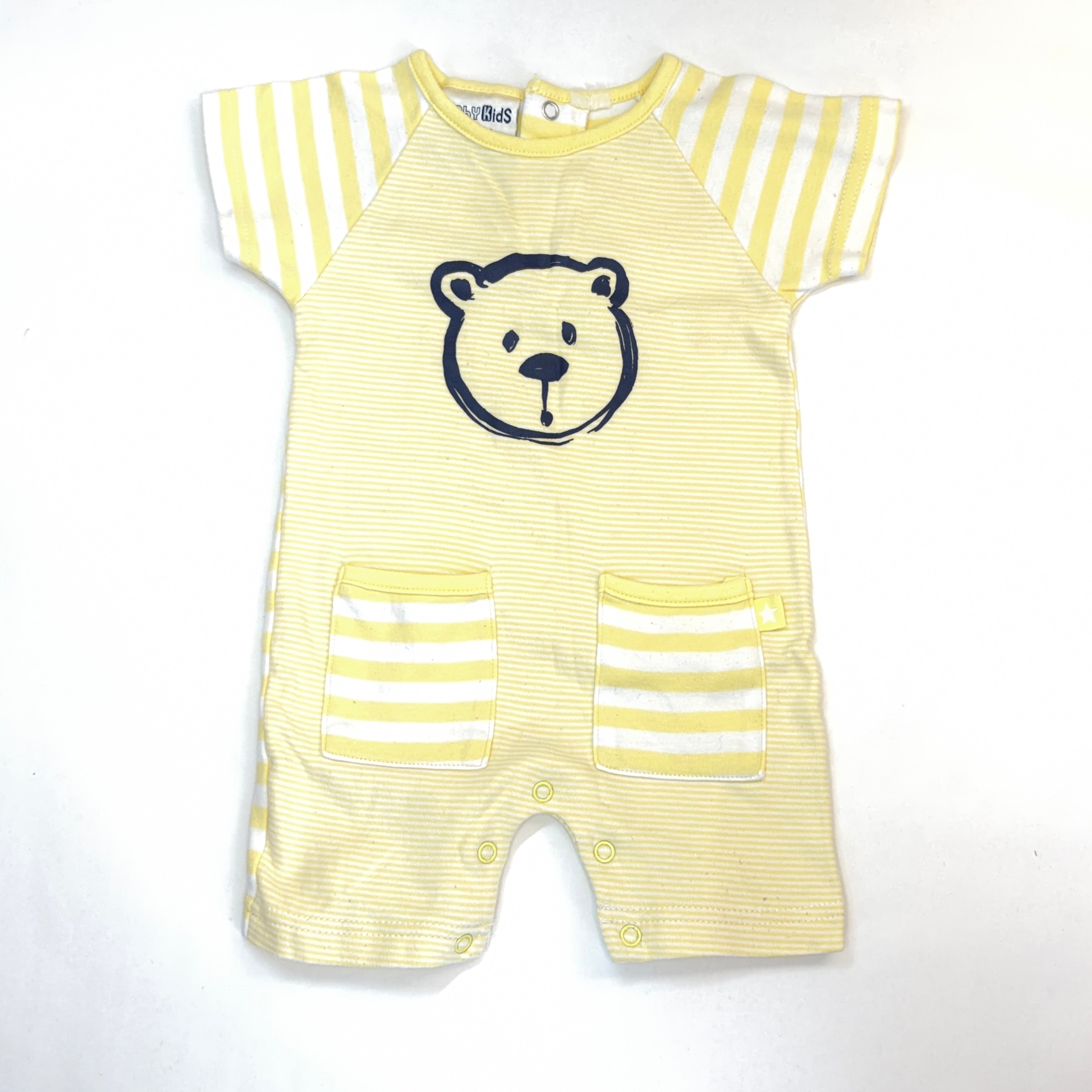 Baby Kids Yellow Romper - 3-6 Months | 00