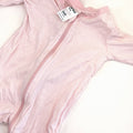Anko Pink Stripe Zip Growsuit - 0-3 Months | 000