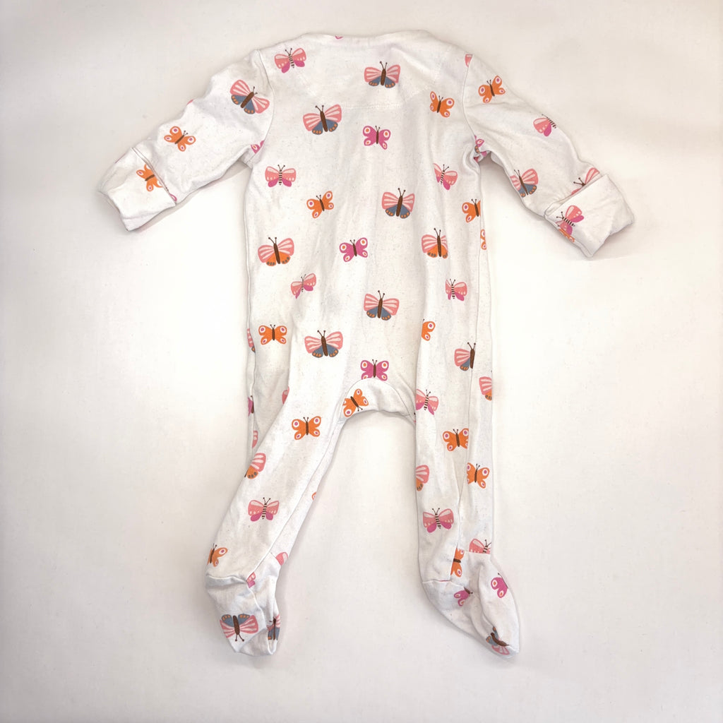 Cotton On Butterfly Zip Growsuit - 0-3 Months | 000