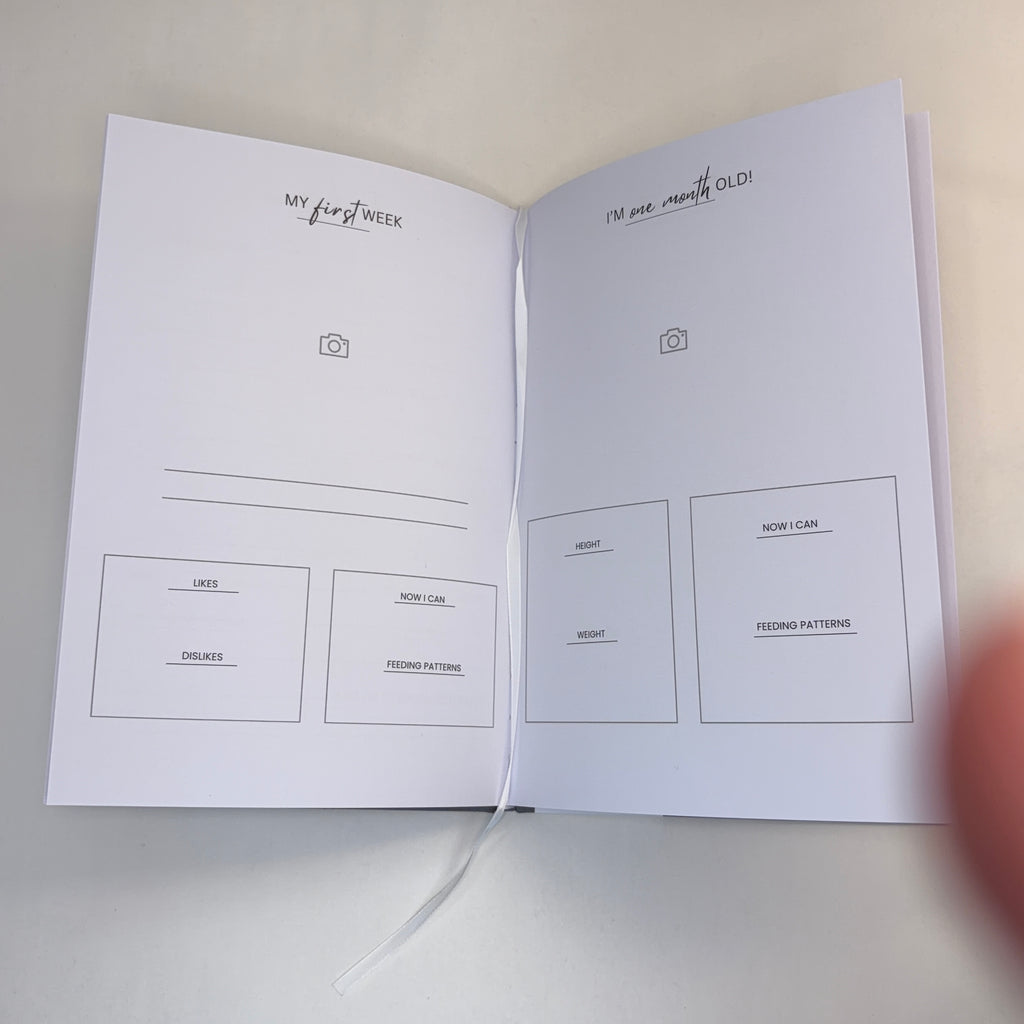 The Story of You Grey Baby Memory Book