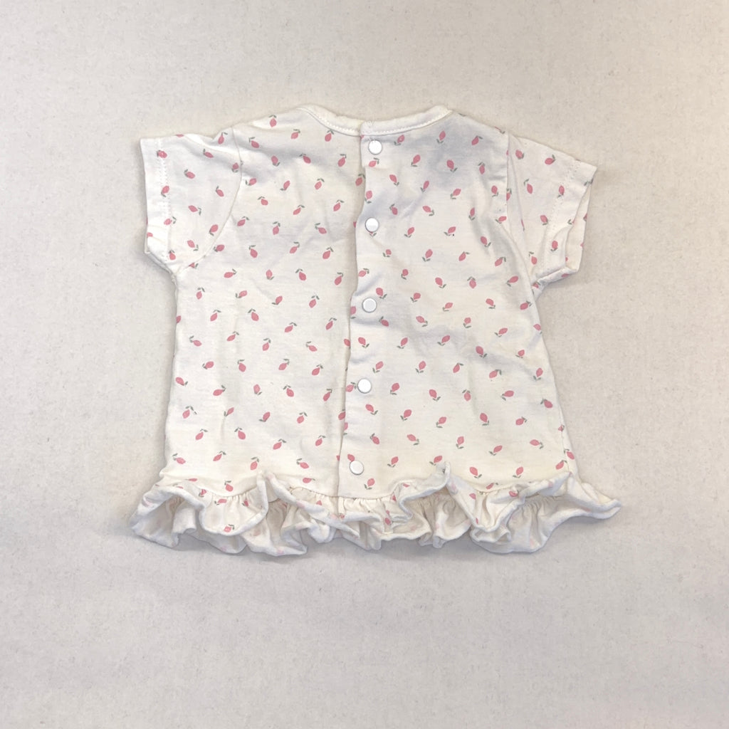 Babidu Floral Frill Top - 3-6 Months | 00