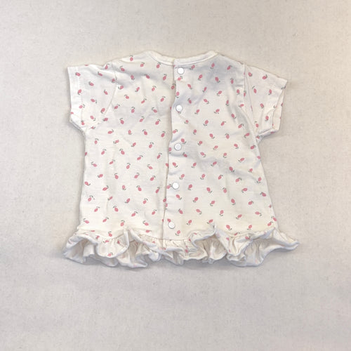 Babidu Floral Frill Top - 3-6 Months | 00