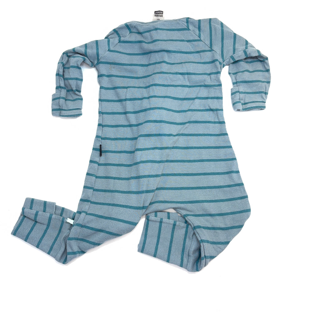 Bonds Blue & Teal Stripe Wondersuit - 6-12 Months | 0