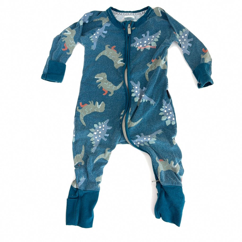 Bonds Dinosaur Wondersuit - 3-6 Months | 00