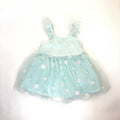 Dymples Mint Daisy Tulle Party Dress - 3-6 Months | 00