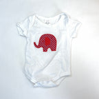 E.S. Kids Elephant Print Bodysuit - 0-3 Months | 000
