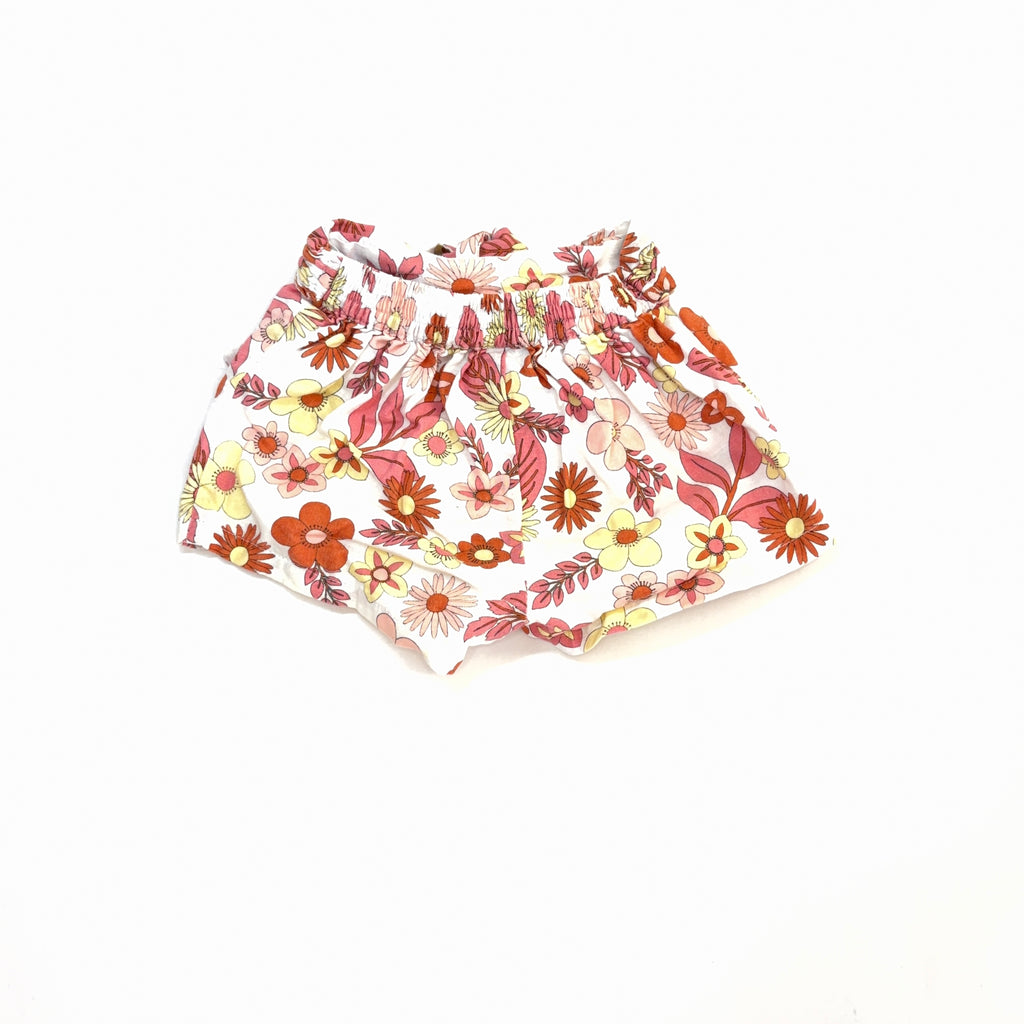 Dymples Floral Shorts - 3-6 Months | 00
