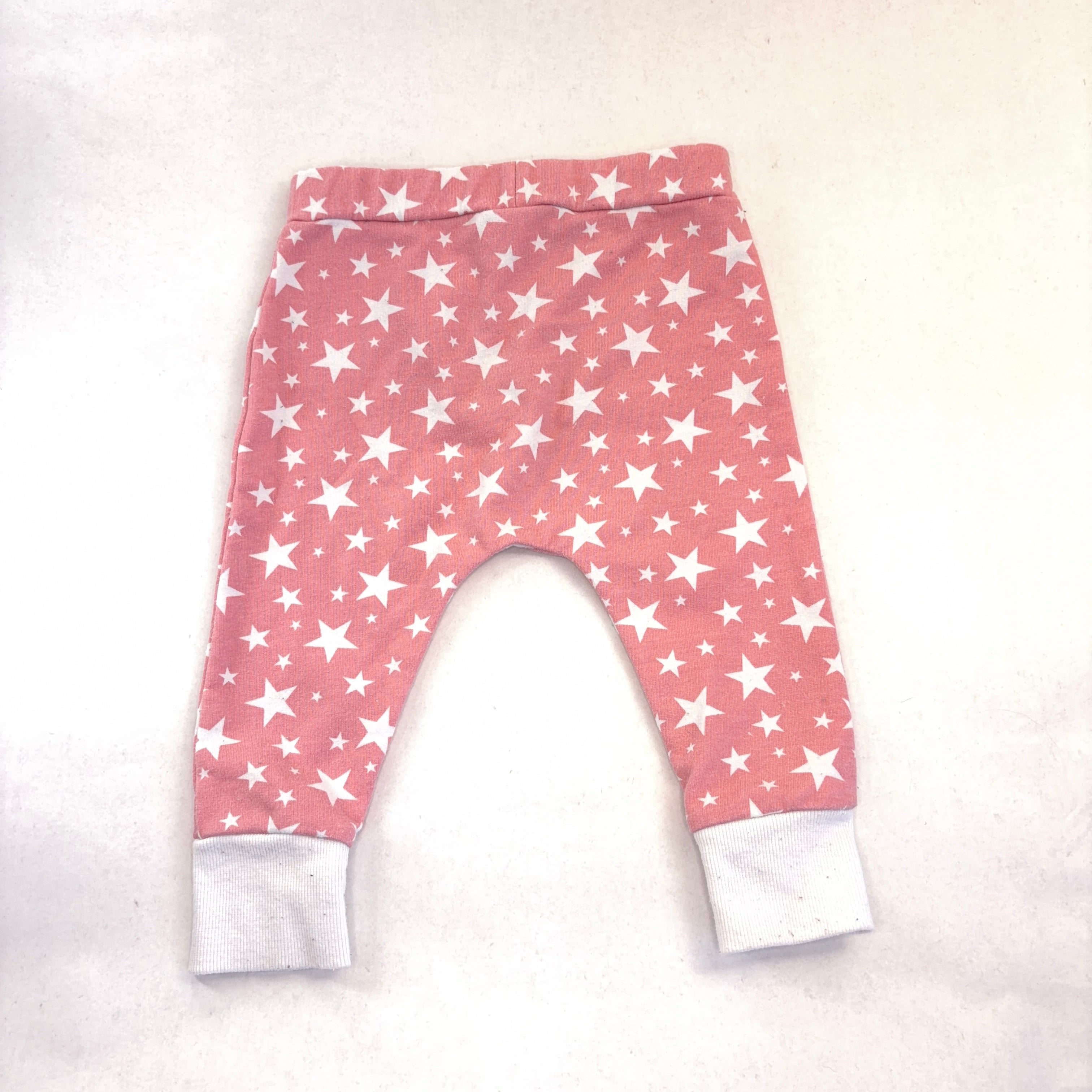 Rolling Stones Pink Star Print Pants - 6-12 Months | 0