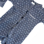 Bonds Charcoal Polka Dot Wondercool Wondersuit - 3-6 Months | 00