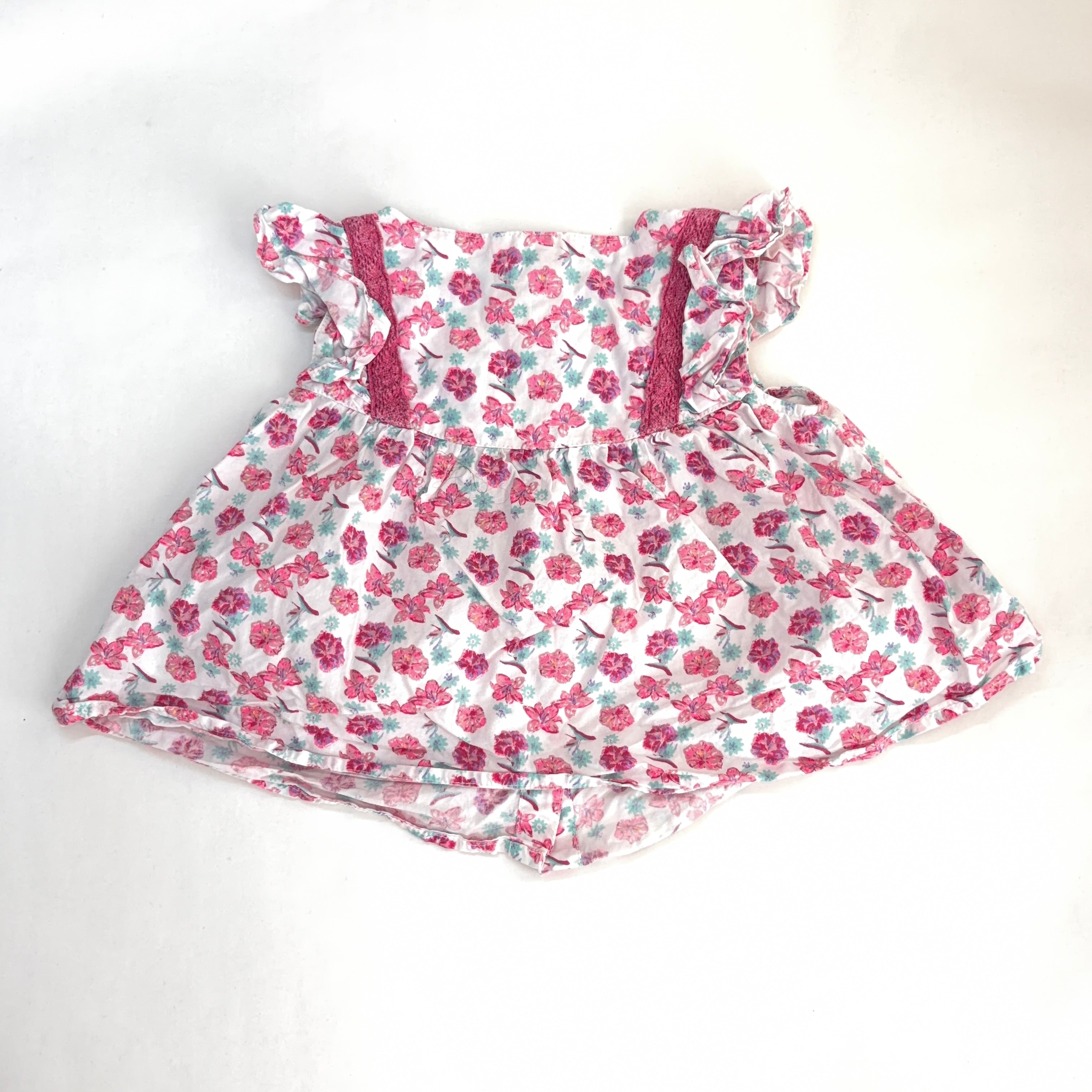 Pumpkin Patch Floral Dress - 6-12 Months | 0
