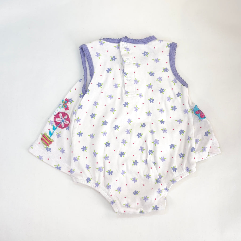 Floral Romper Dress - 3-6 Months | 00