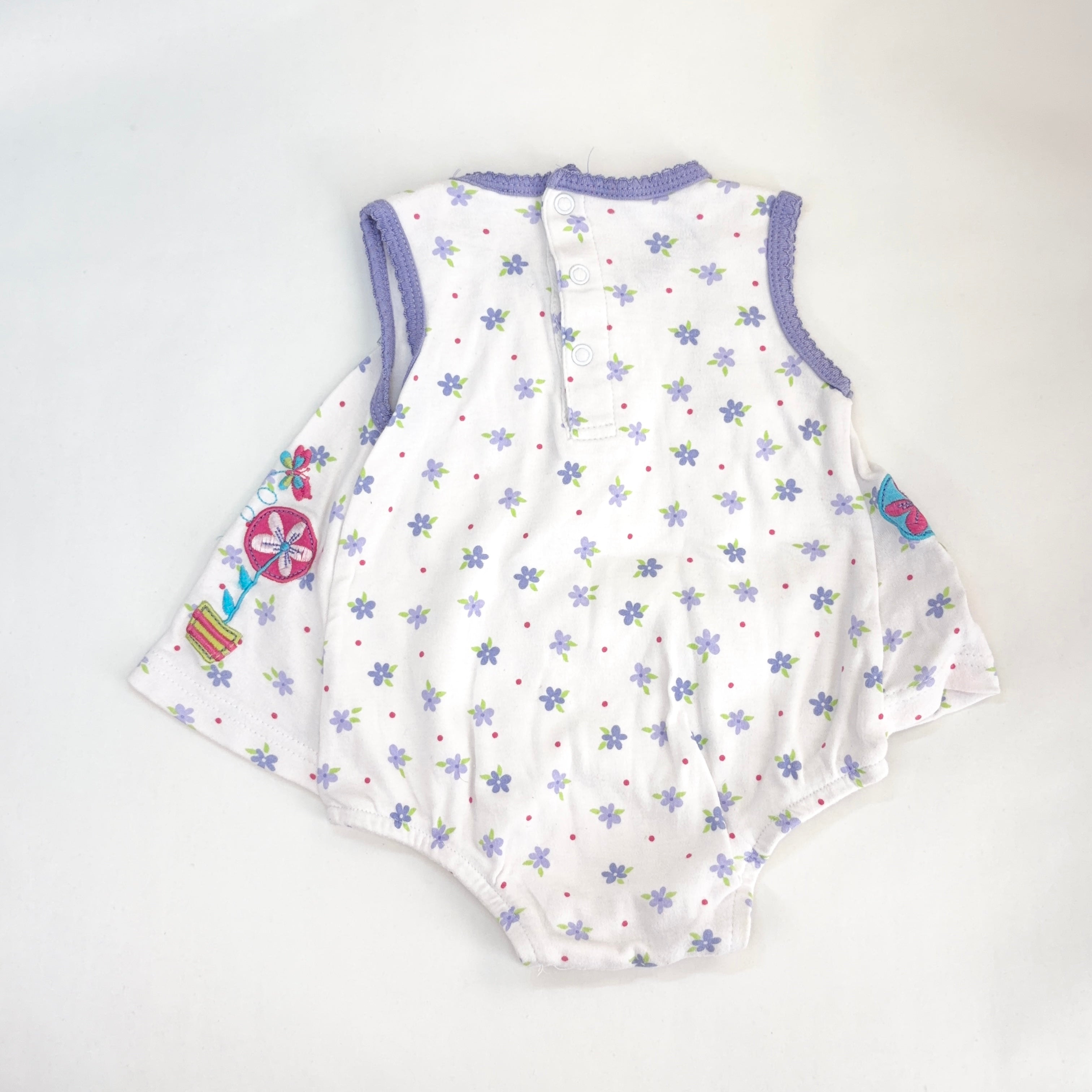 Floral Romper Dress - 3-6 Months | 00