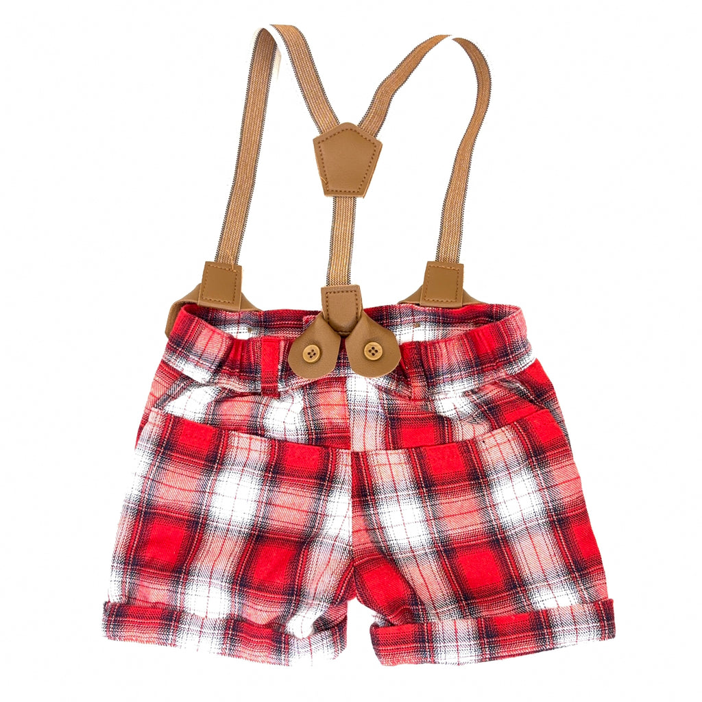 Baby Baby Check Shorts - Newborn | 0000