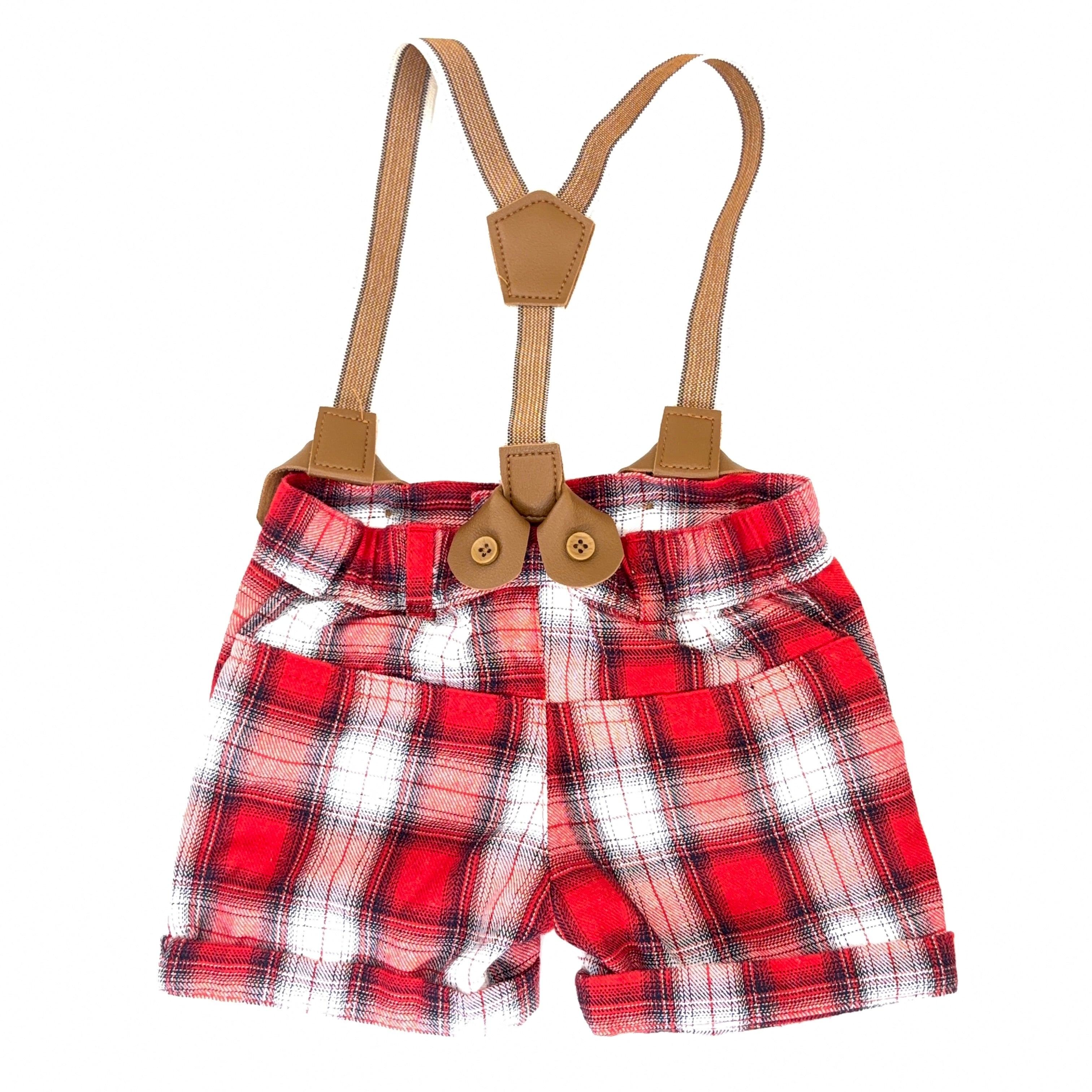 Baby Baby Check Shorts - Newborn | 0000