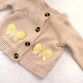 Dymples Butterfly Knit Cardigan - 0-3 Months | 000