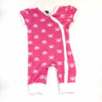 Paul Frank Pink Monkey Short Sleeve Romper - 3-6 Months | 00