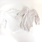 Baby Berry Ribbed Long Sleeve Bodysuit Bundle - 2 Pack - 0-3 Months | 000