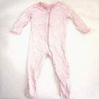 Anko Pink Stripe Zip Growsuit - 0-3 Months | 000