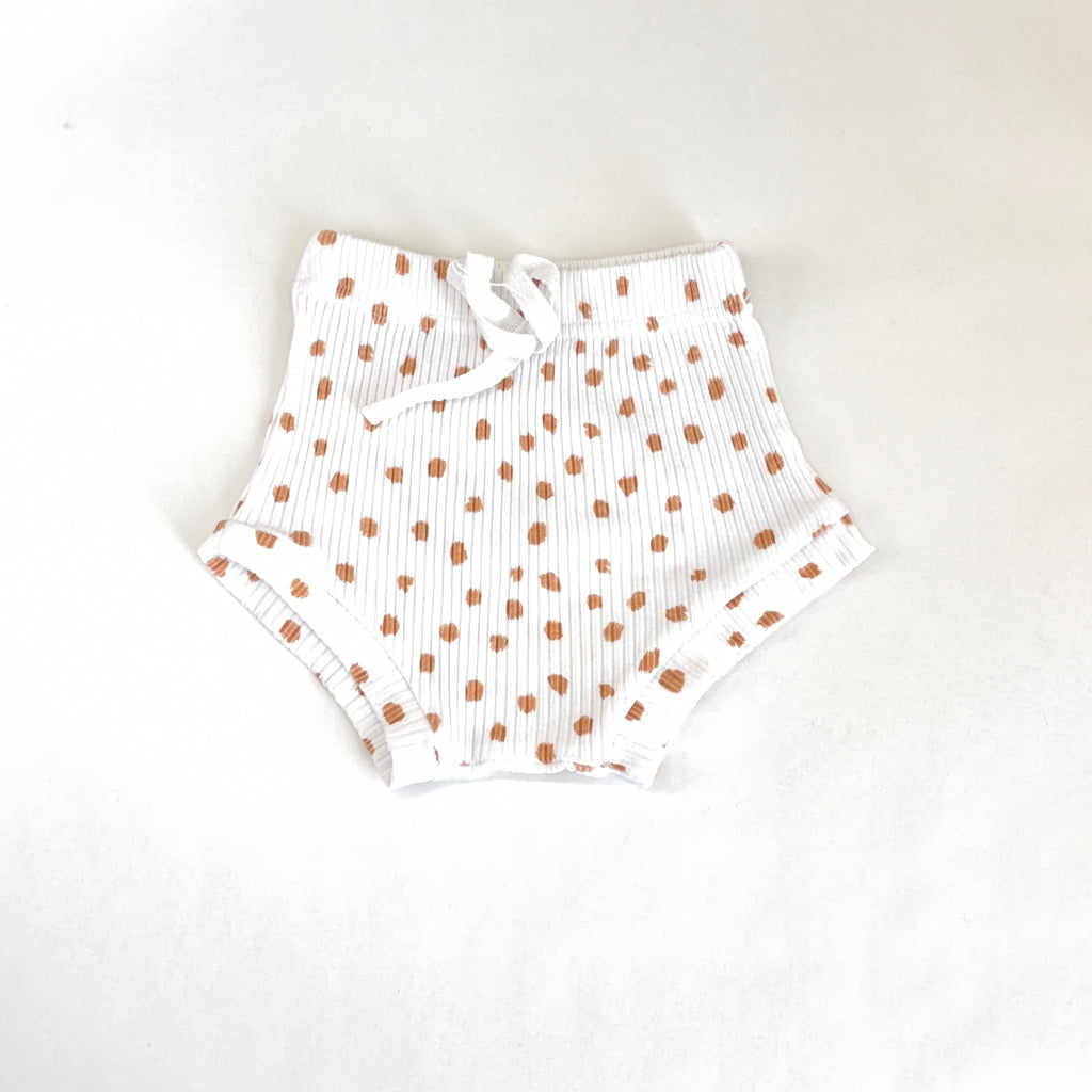 Riffs & Dreams Ribbed Spot Bloomers - 3-6 Months | 00