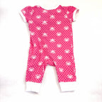 Paul Frank Pink Monkey Short Sleeve Romper - 3-6 Months | 00