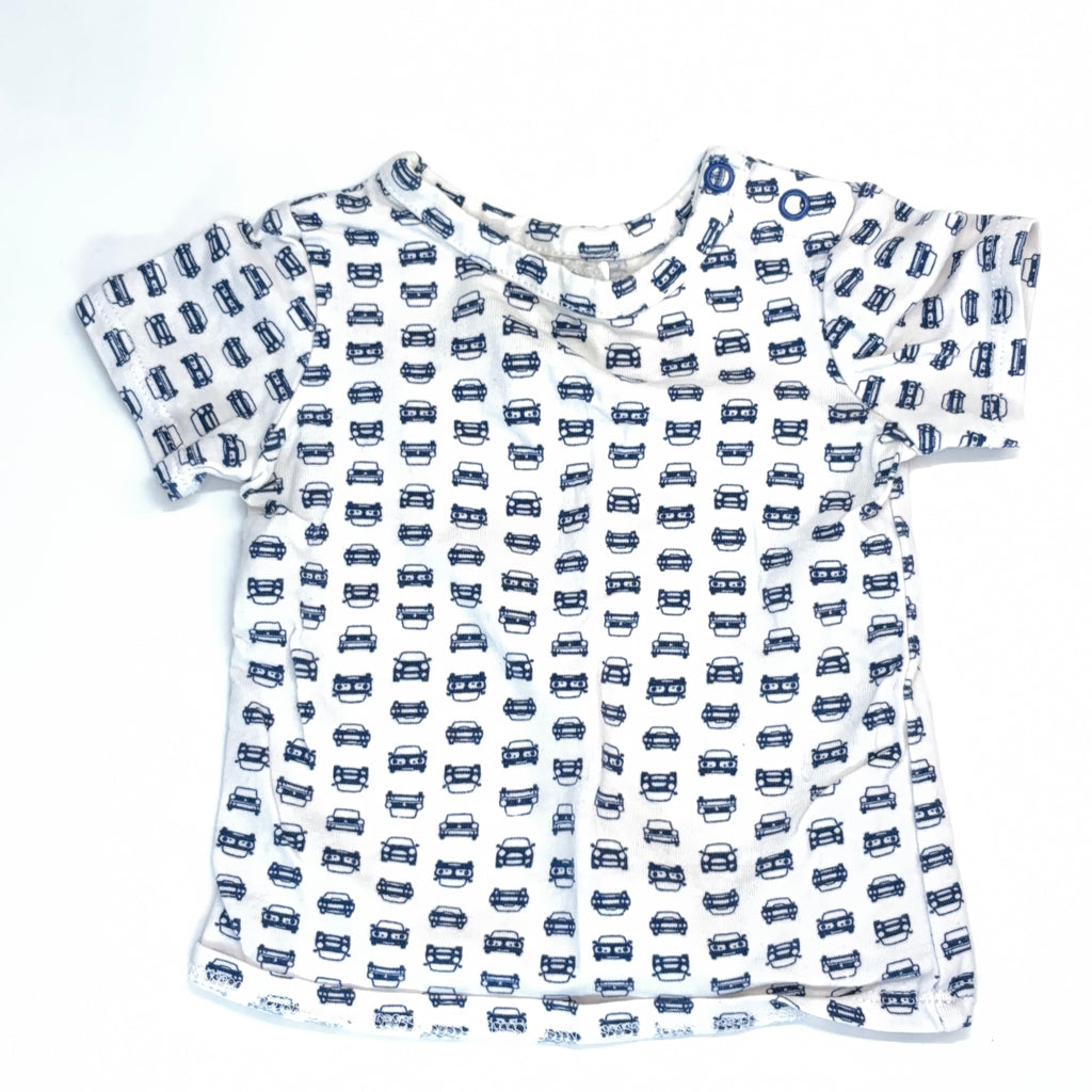 Target Car Print T-Shirt - Newborn | 0000