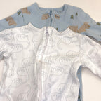 Dymples Zip Growsuit Bundle - 2 Pack - 0-3 Months | 000
