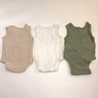 Dymples Sleeveless Bodysuit Bundle - 3 Pack - 0-3 Months | 000