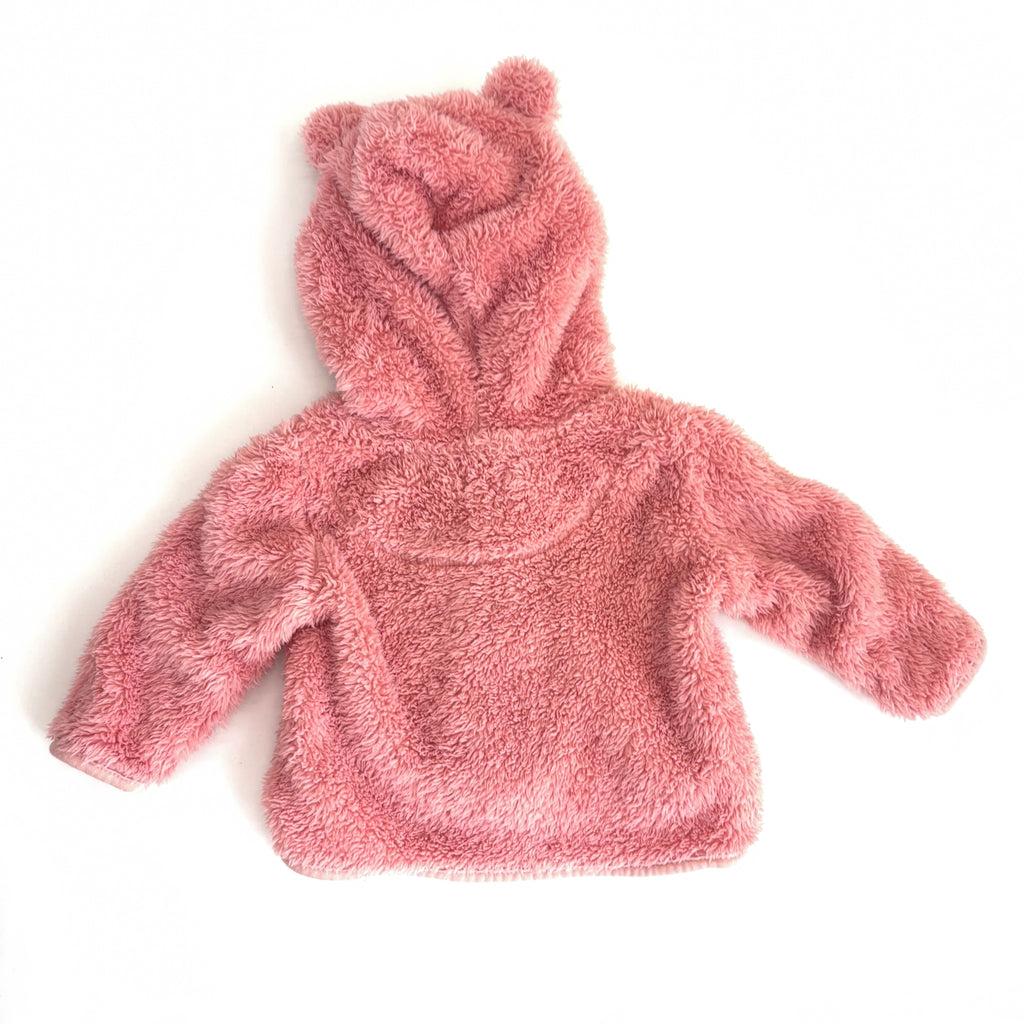 Higgledee Pink Hooded Teddy Jacket - 3-6 Months | 00