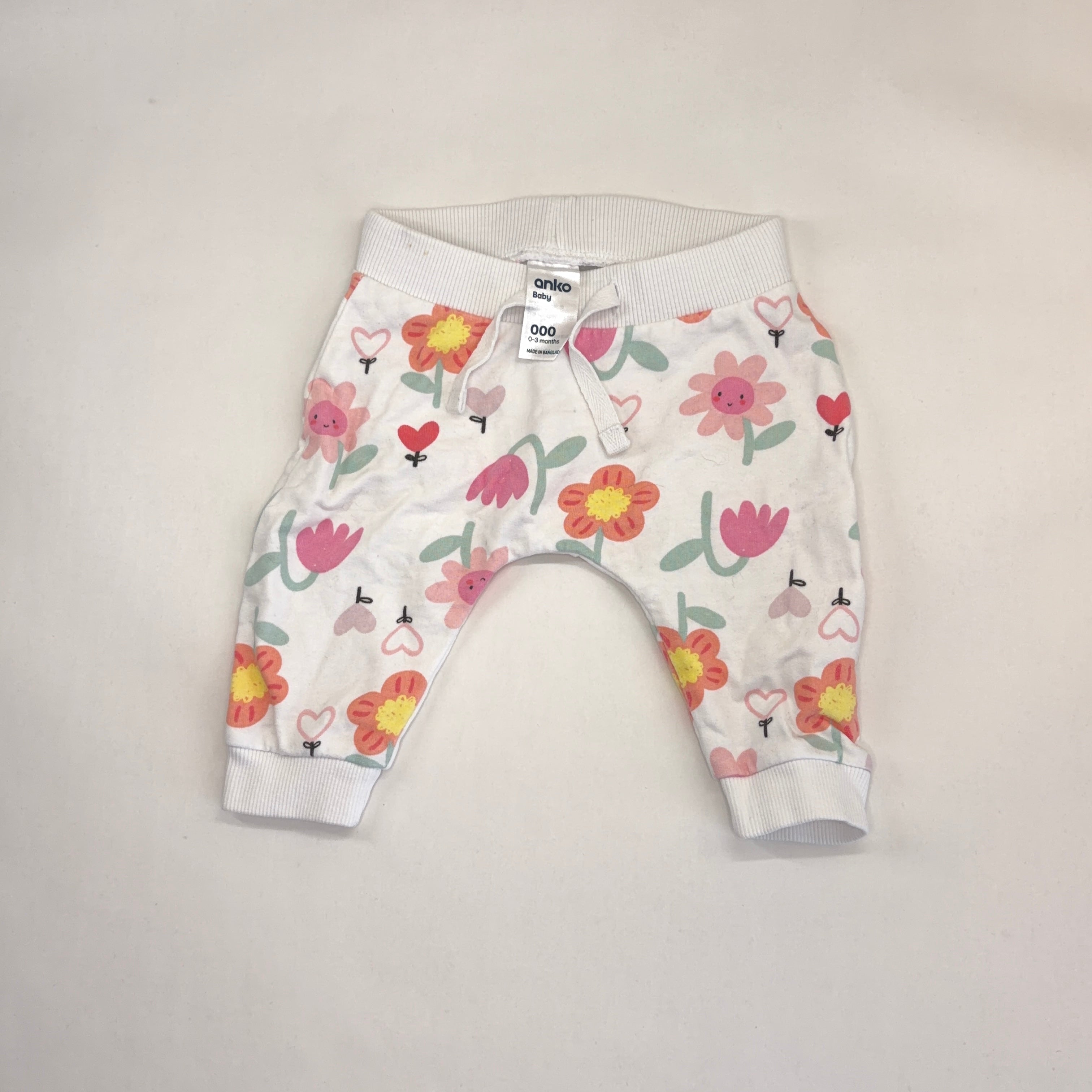 Anko Floral Pants - 0-3 Months | 000