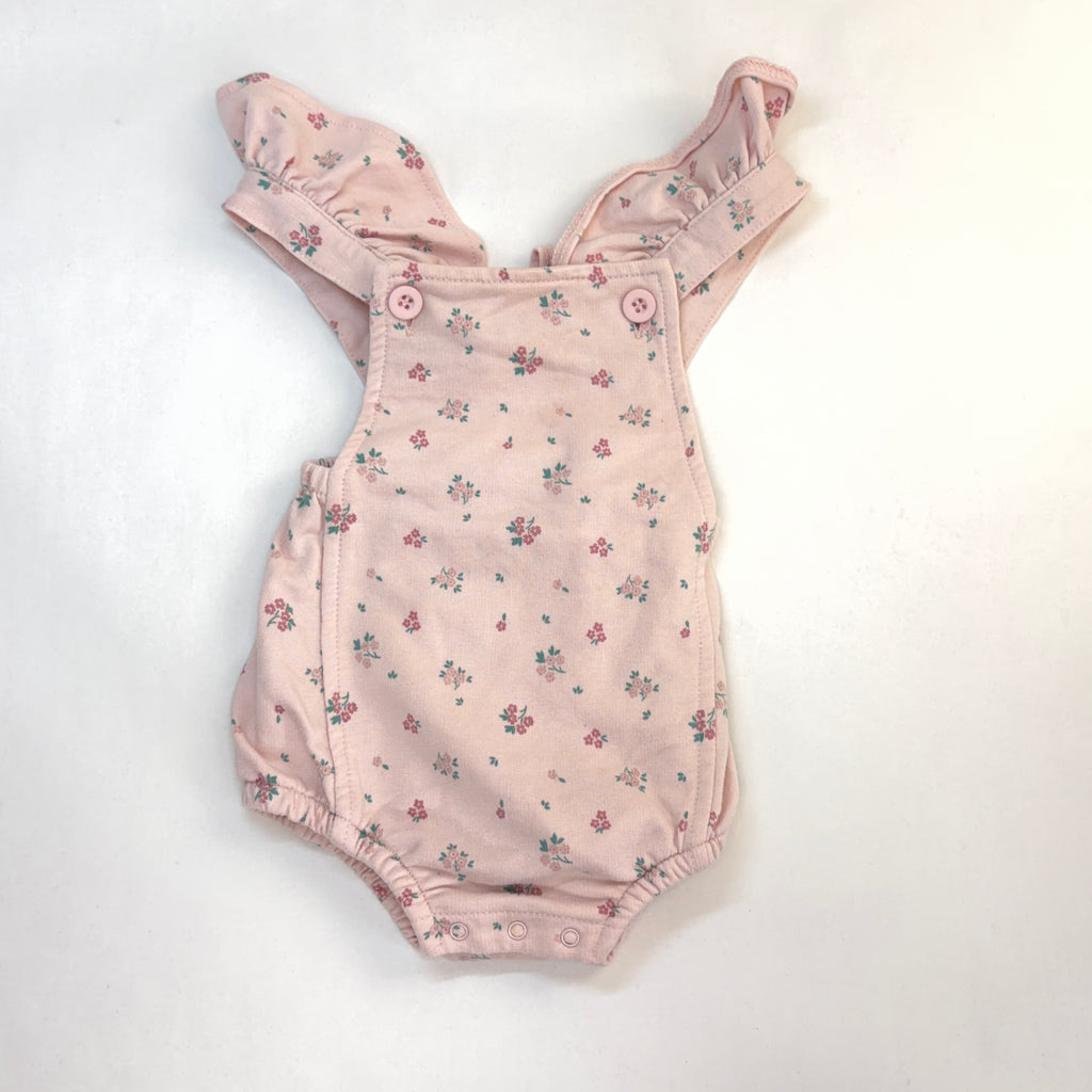 Baby Berry Pink Floral Romper - 3-6 Months | 00