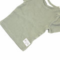 Dymples Sage Ribbed Tee - 0-3 Months | 000