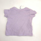 Cotton On Lavender Unicorn Tee - 0-3 Months | 000
