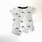 Baby Berry Cow Print Zip Romper - 0-3 Months | 000