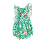 Baby Berry Tropical Floral Romper - 3-6 Months | 00