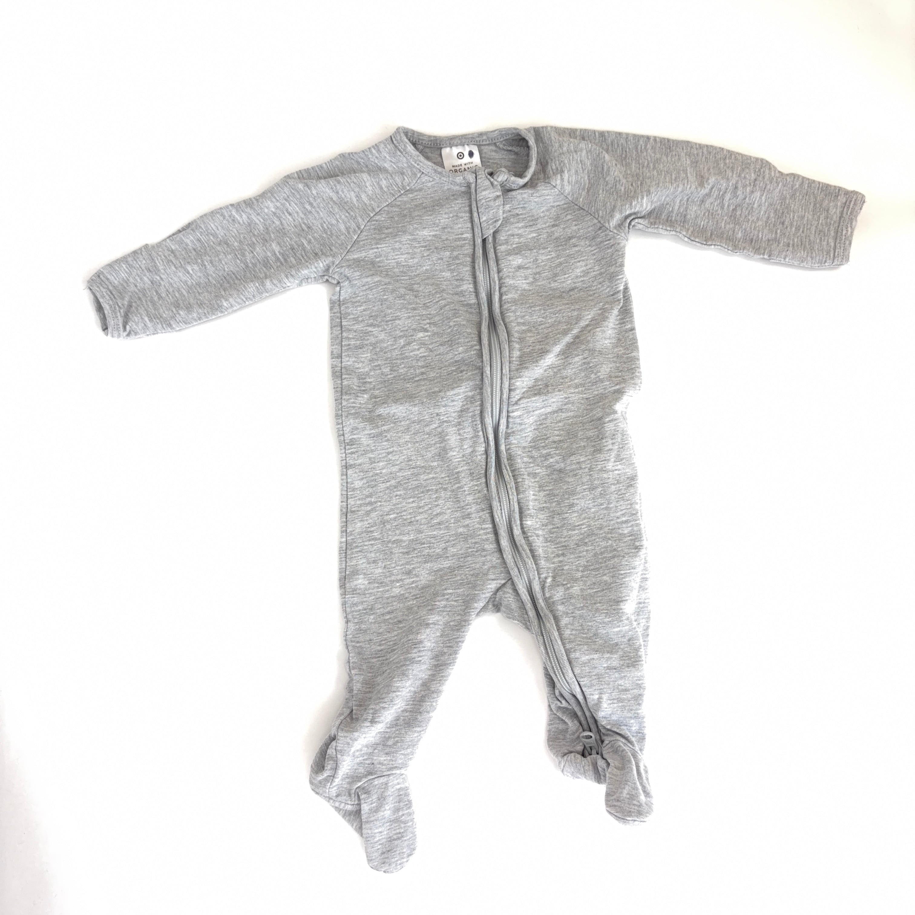 Target Footed Zip Growsuit - 0-3 Months | 000