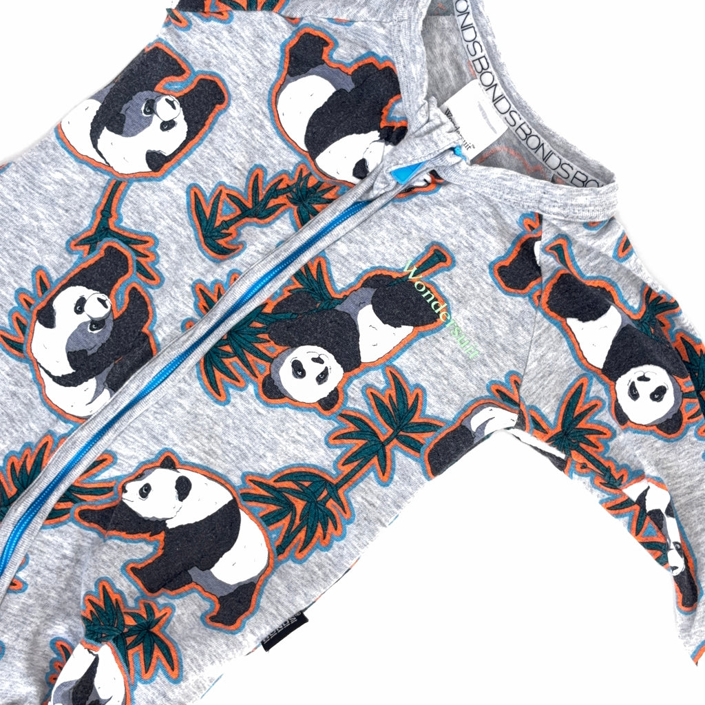 Bonds Wondersuit Long Sleeve Panda - 0-3 Months | 000