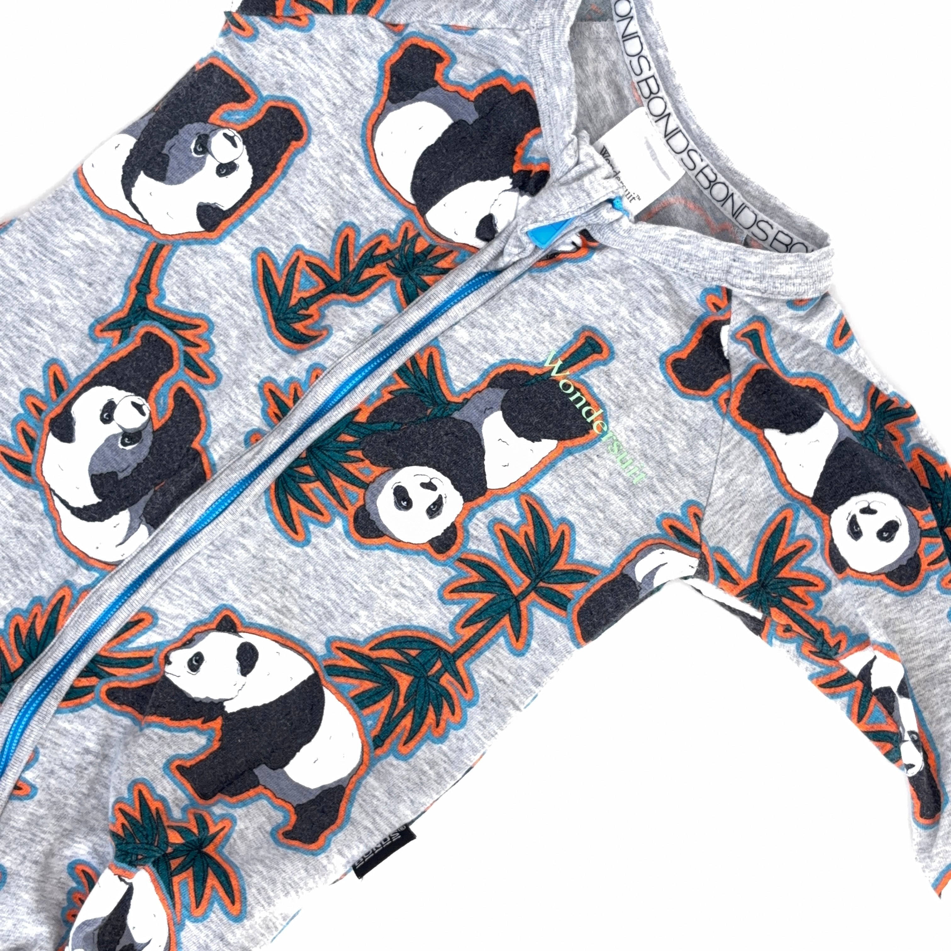 Bonds Wondersuit Long Sleeve Panda - 0-3 Months | 000