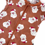 Bonds Wondersuit Short Sleeve Santa - 6-12 Months | 0