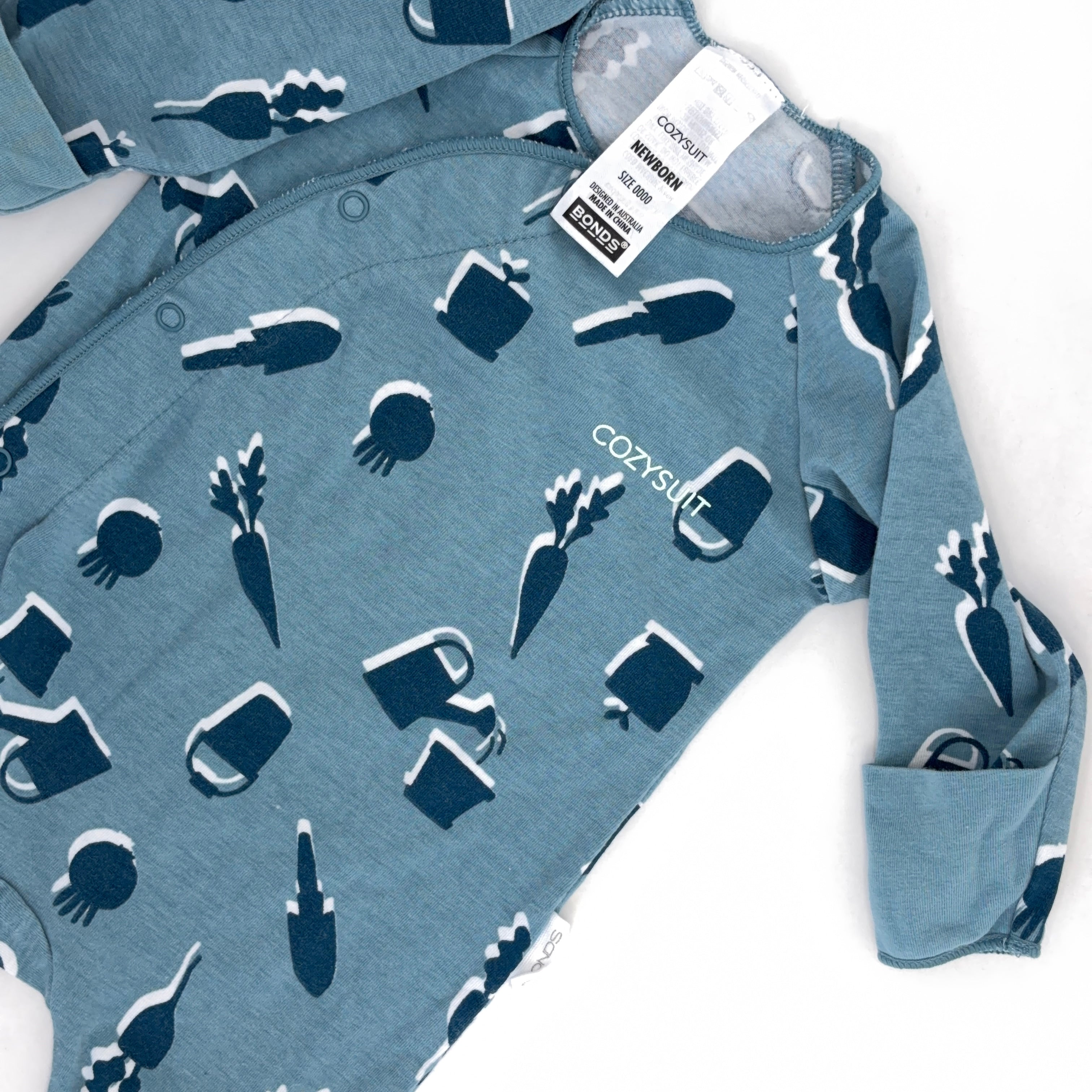 Bonds Cozysuit Vege Garden Onesie - NB | 0000