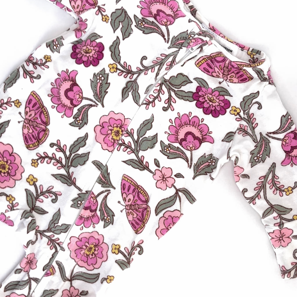 Cotton On Long Floral Onesie - NB | 0000