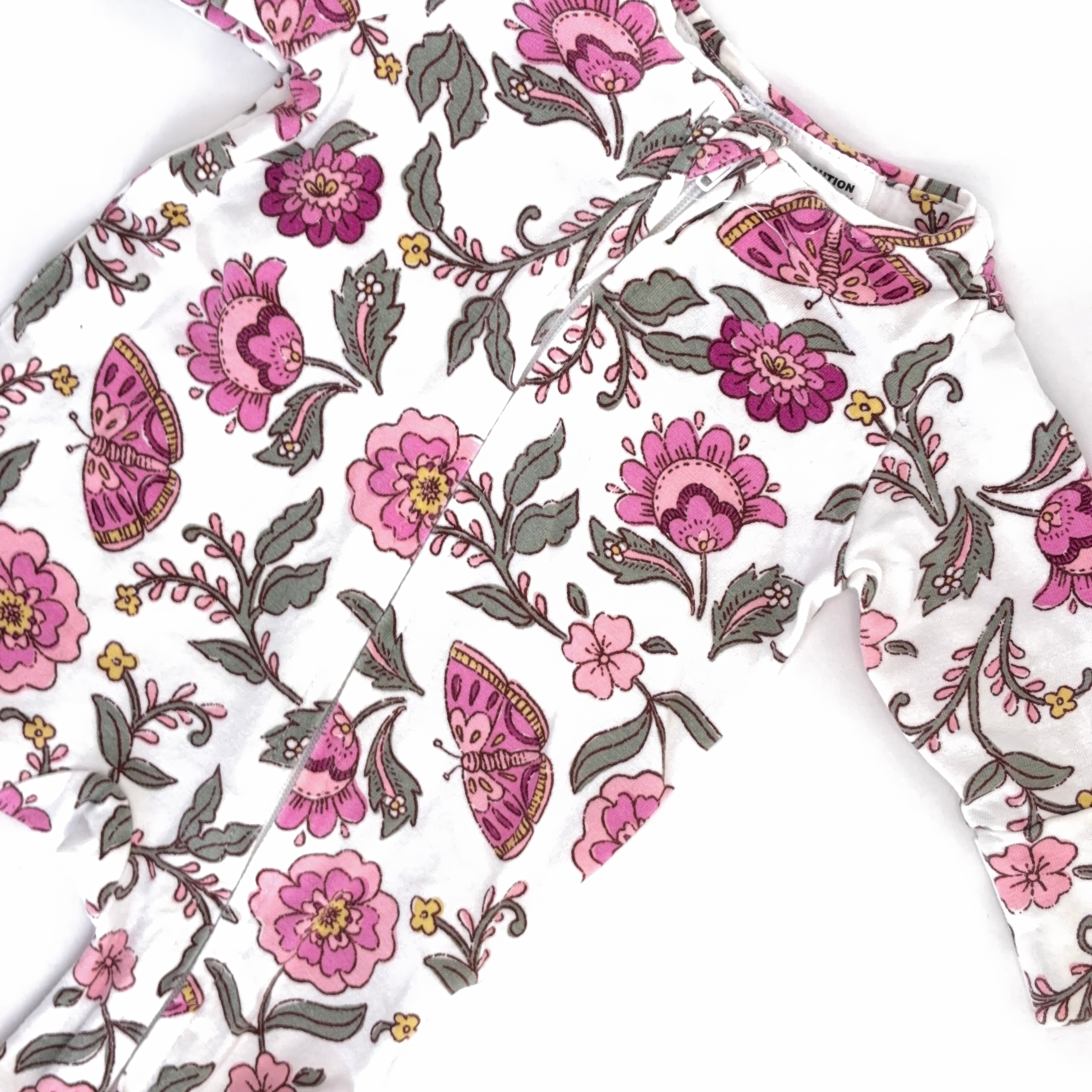 Cotton On Long Floral Onesie - NB | 0000