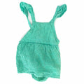 Milky Mint Broderie Romper - 6-12 Months | 0