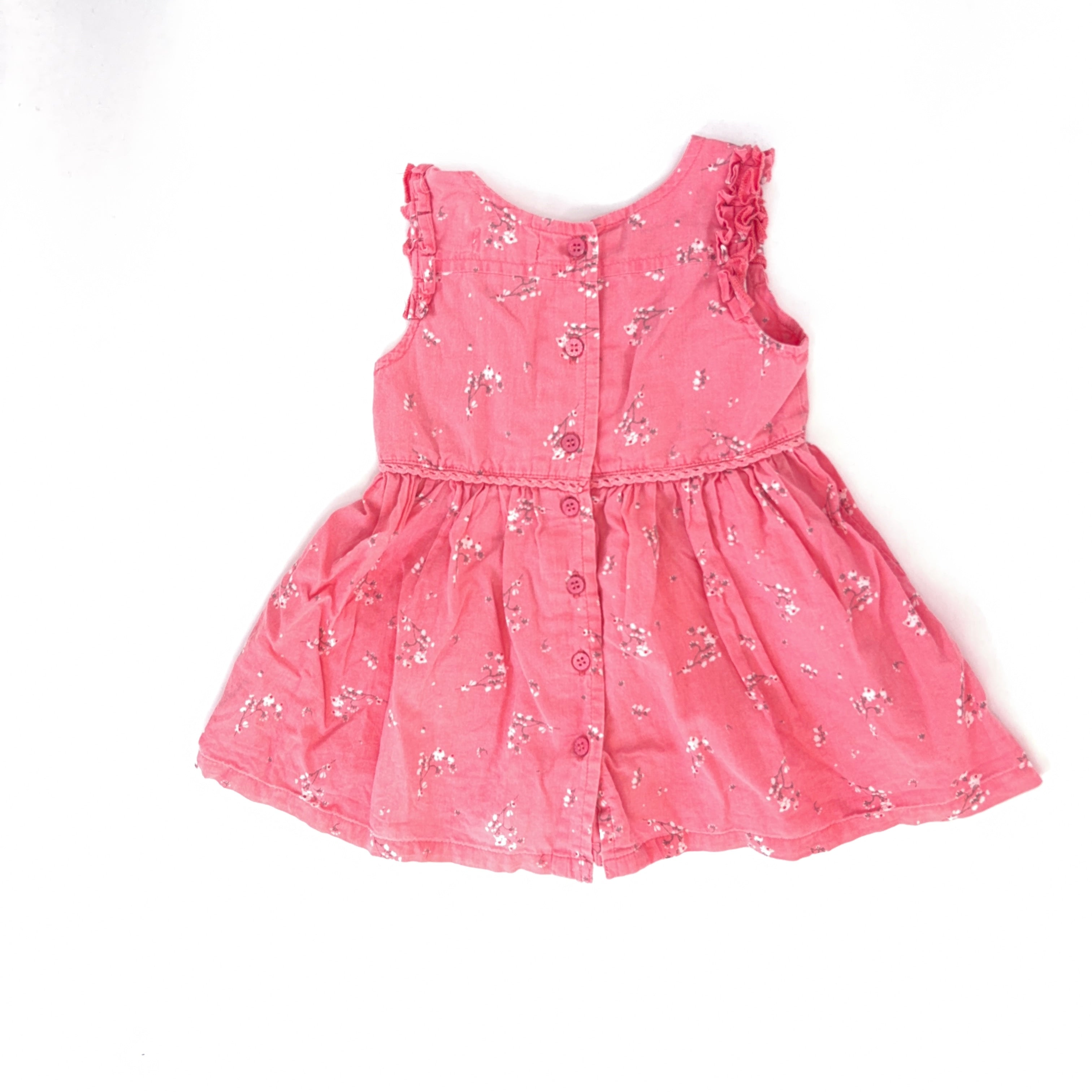 Purebaby Floral Sleeveless Dress - 3-6 Months | 00