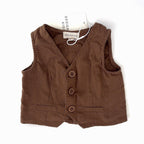Designer Kidz Linen Vest - 6-12 Months | 0