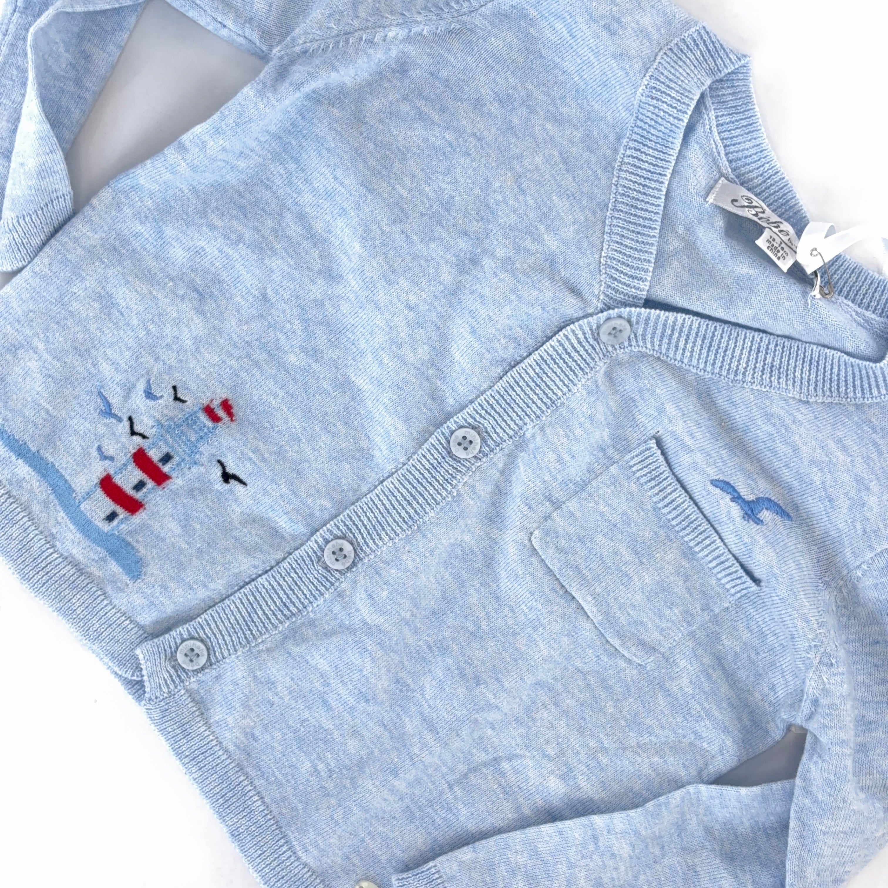 Bébé Lighthouse Knit Cardigan - 12-18 Months | 1